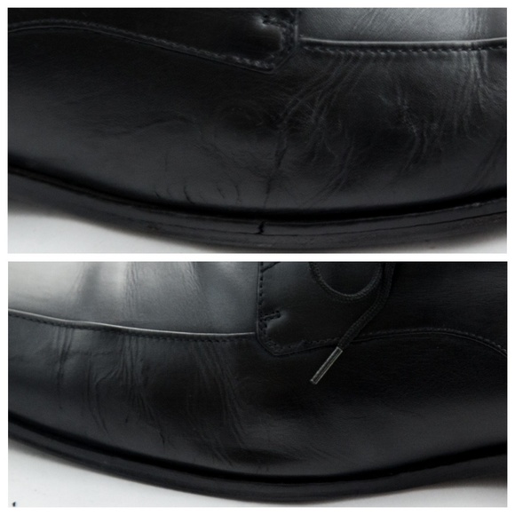 Hugo Boss Black Leather Lace-up Shoes Size 9.5 - Picture 8 of 8